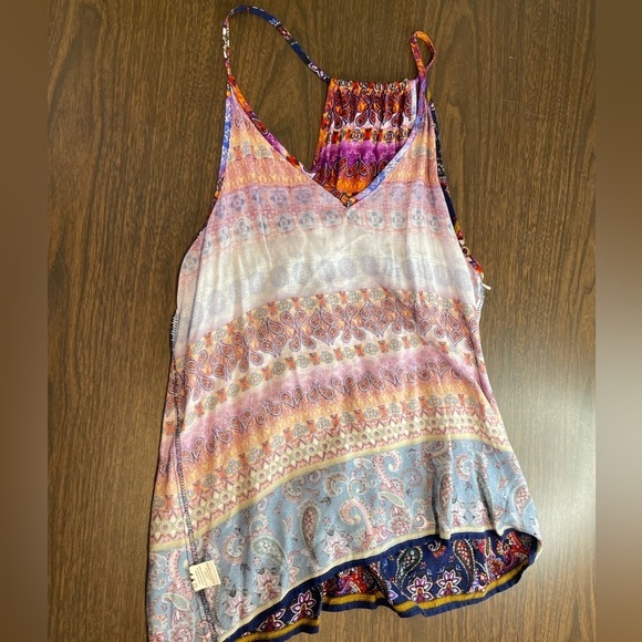 It Girl tank Multicolor Stripe Sz L - Picture 8 of 16